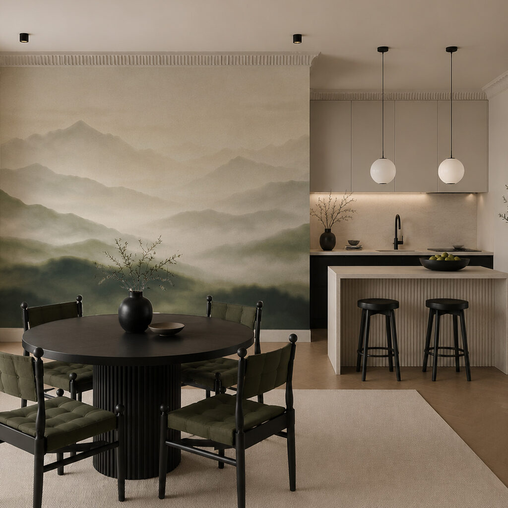 Bergnevel in diepe lagen — interieur 4