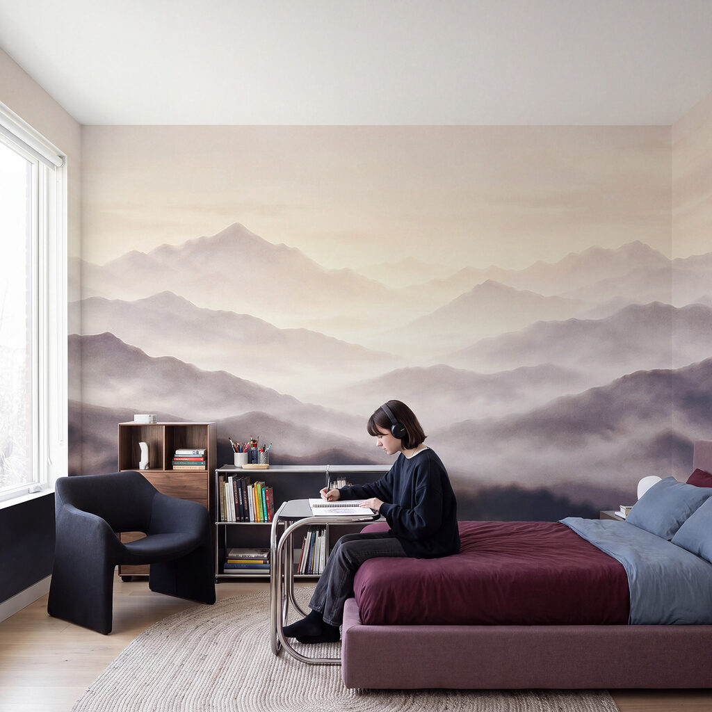 Bergnevel in diepe lagen — interieur 1