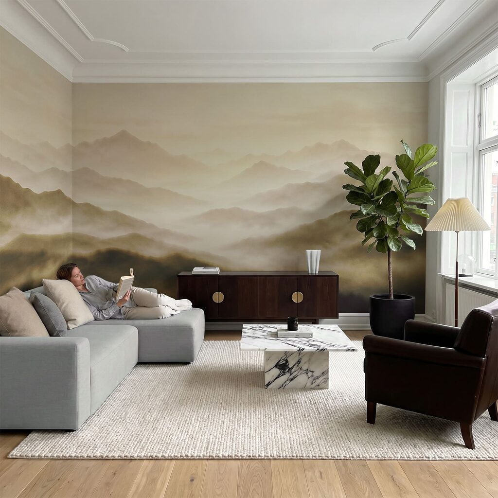 Bergnevel in diepe lagen — interieur 3