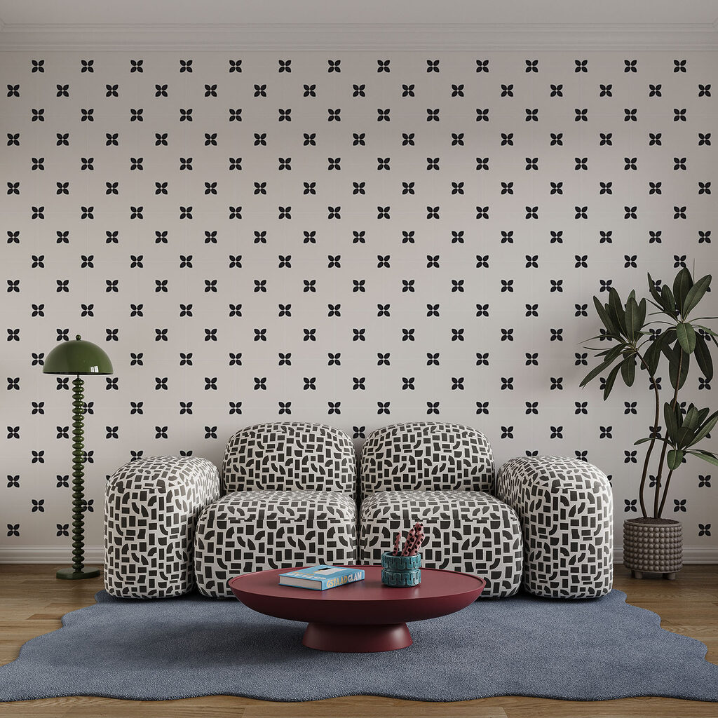 Kleine kruisjes in ritme — interieur 3