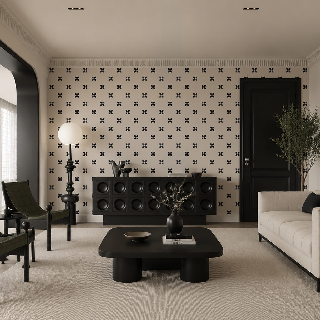 Kleine kruisjes in ritme — interieur 2