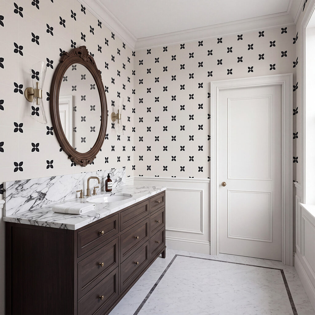 Kleine kruisjes in ritme — interieur 1