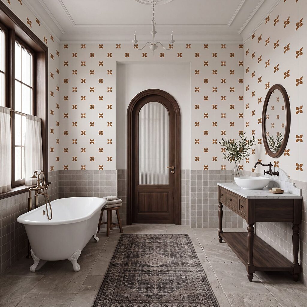Kleine kruisjes in ritme — interieur 1