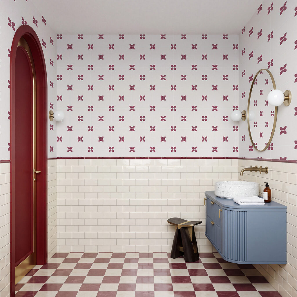 Kleine kruisjes in ritme — interieur 1