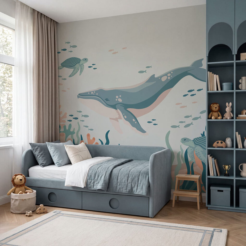 Walvis en schildpad samen — interieur 3