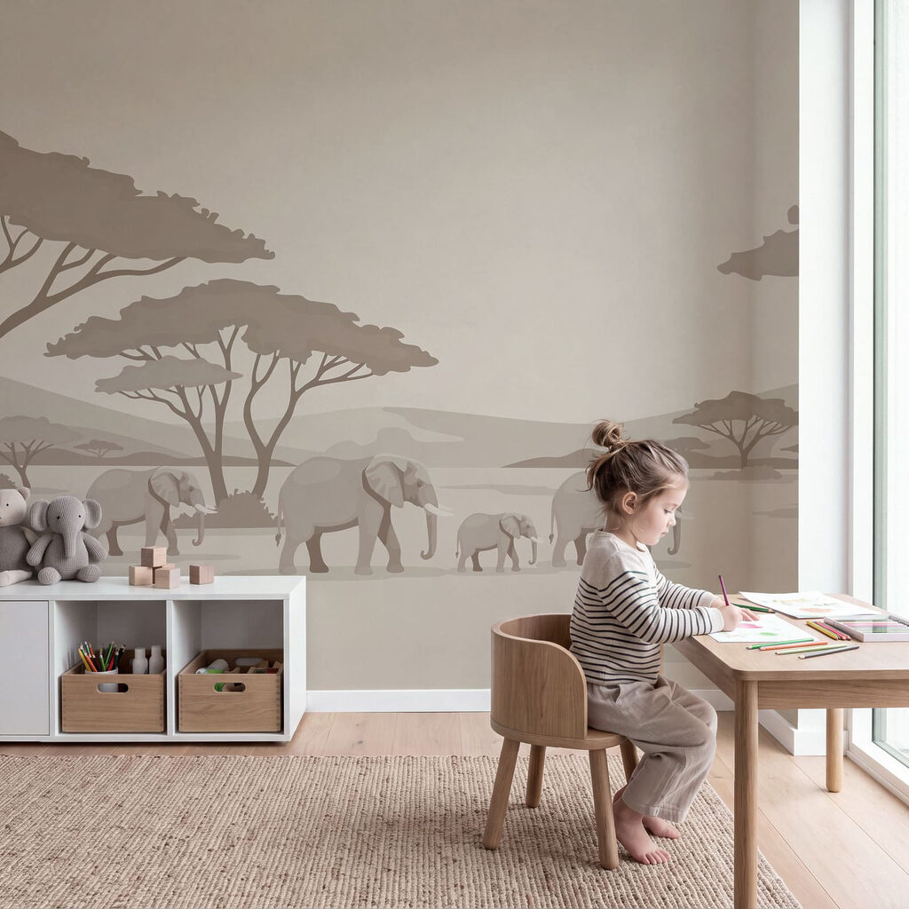 Olifanten onder brede kruinen — interieur 2