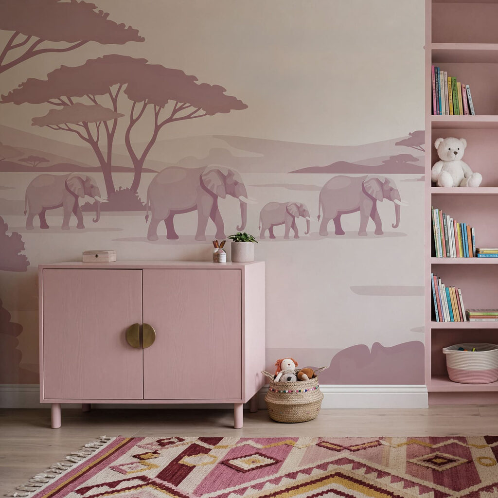 Olifanten onder brede kruinen — interieur 3