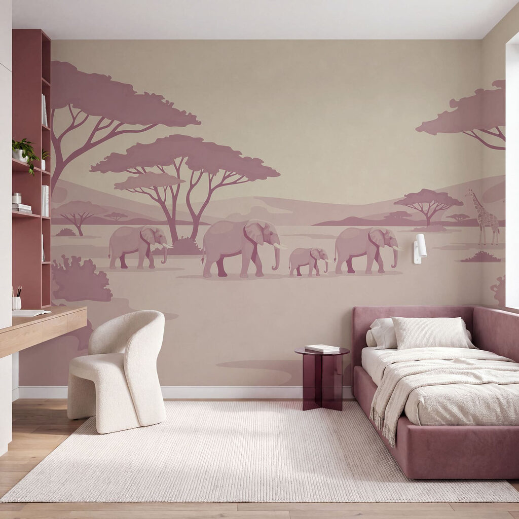 Olifanten onder brede kruinen — interieur 2