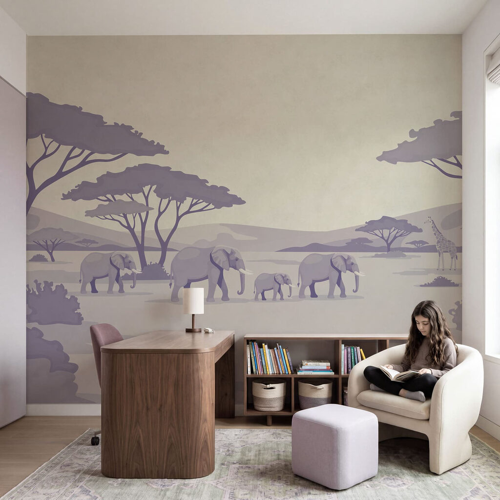 Olifanten onder brede kruinen — interieur 3