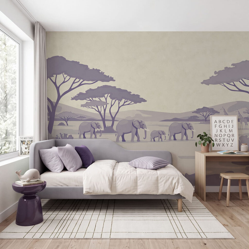 Olifanten onder brede kruinen — interieur 1