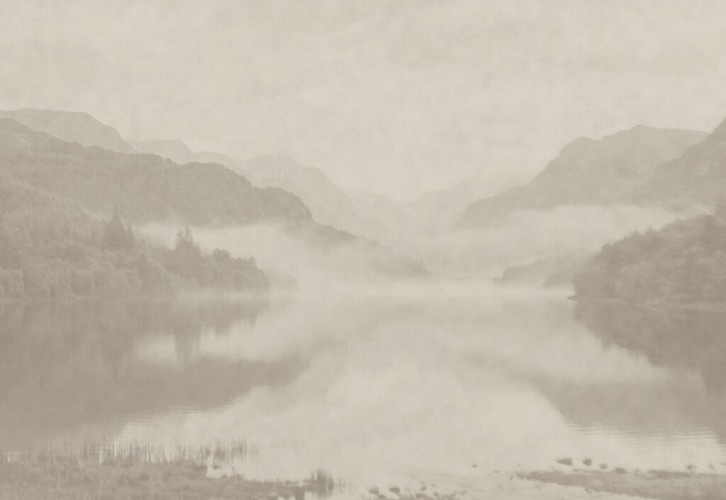 Bergwater in de verte — volledig ontwerp