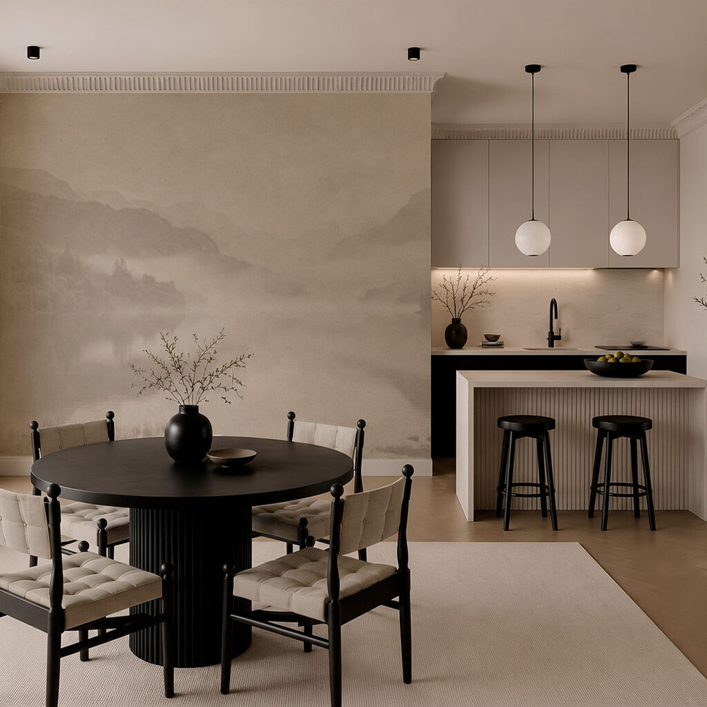 Bergwater in de verte — interieur 3