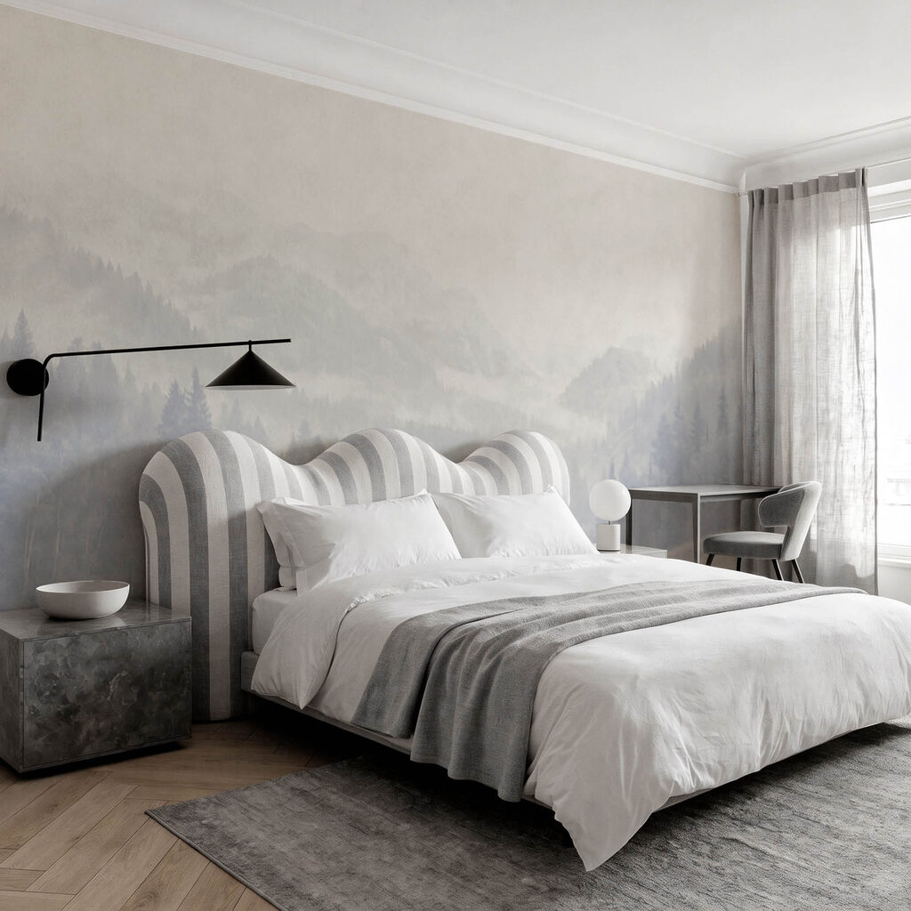 Bergweide in blauwe nevel — interieur 2