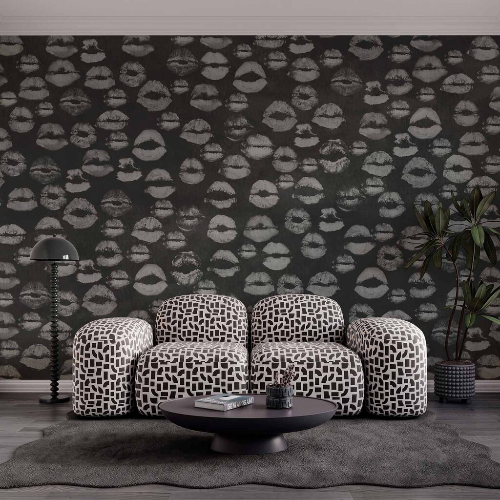 Kussen in verweerde afdrukken — interieur 2
