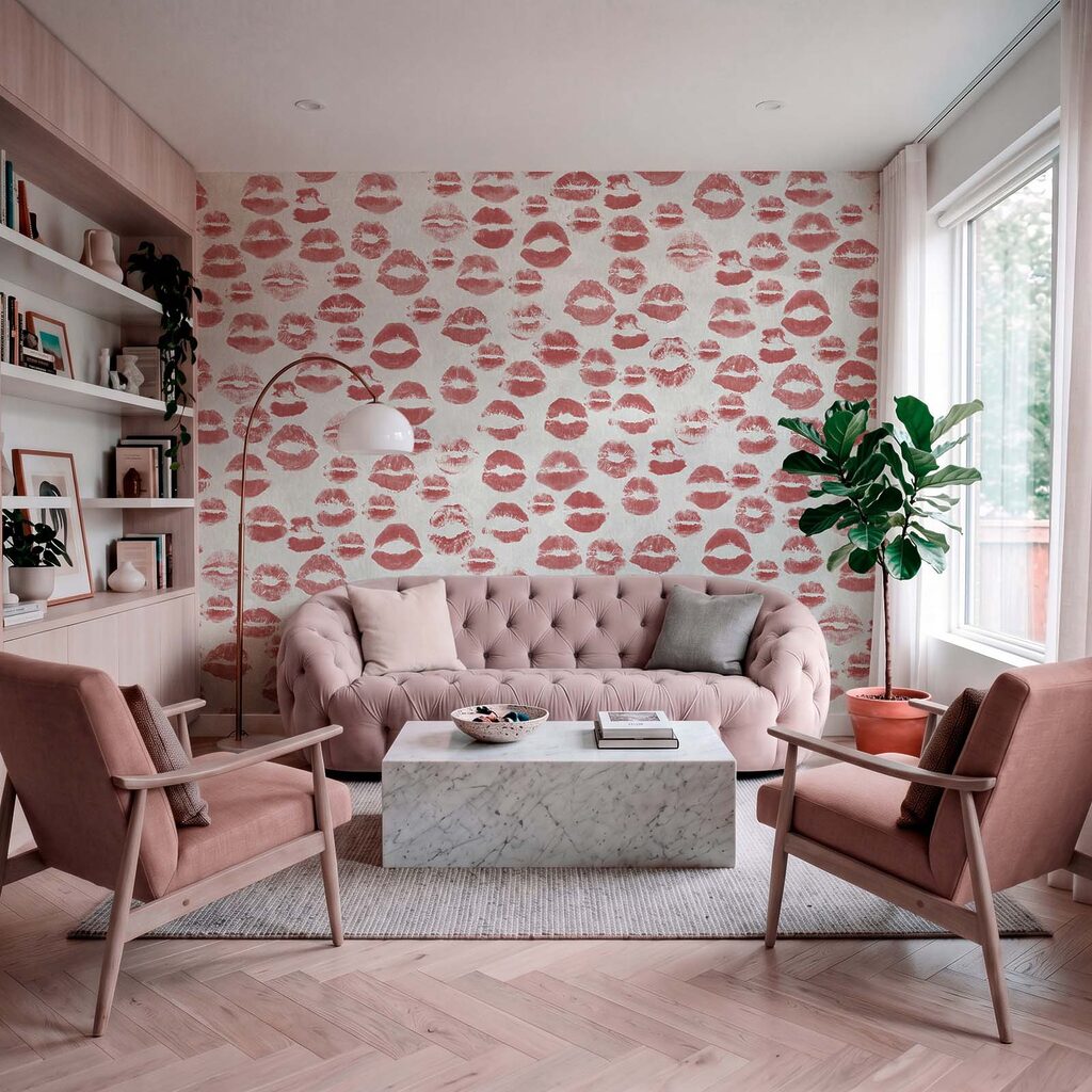 Kussen in verweerde afdrukken — interieur 3