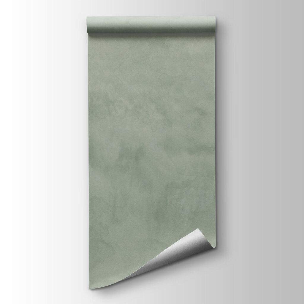 Groene heuvels in mist — productweergave