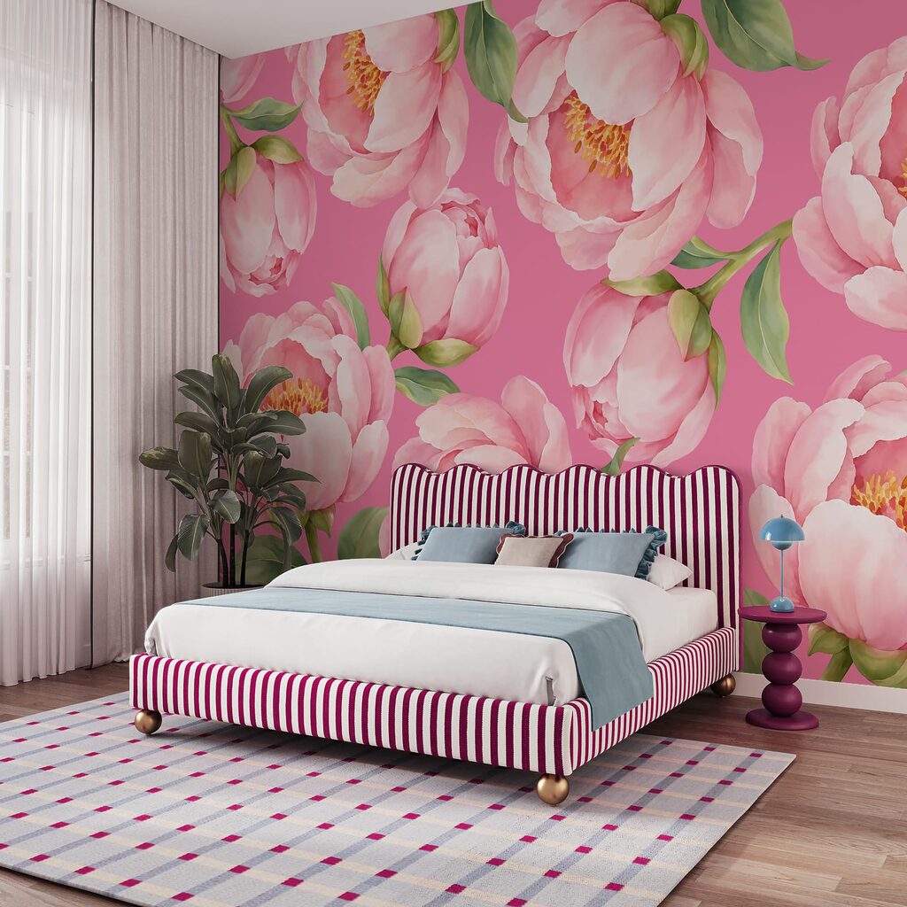Roze bloemen volledig open — interieur 2
