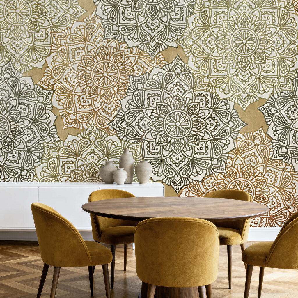 Kanten rozetten in lagen — interieur 5