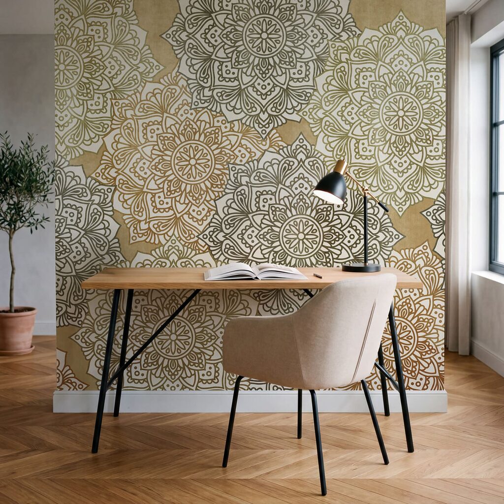 Kanten rozetten in lagen — interieur 6