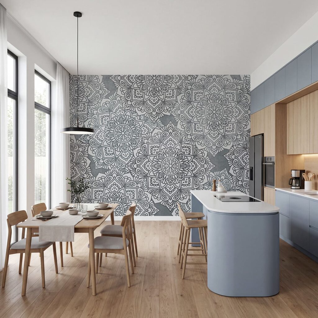 Kanten rozetten in lagen — interieur 3