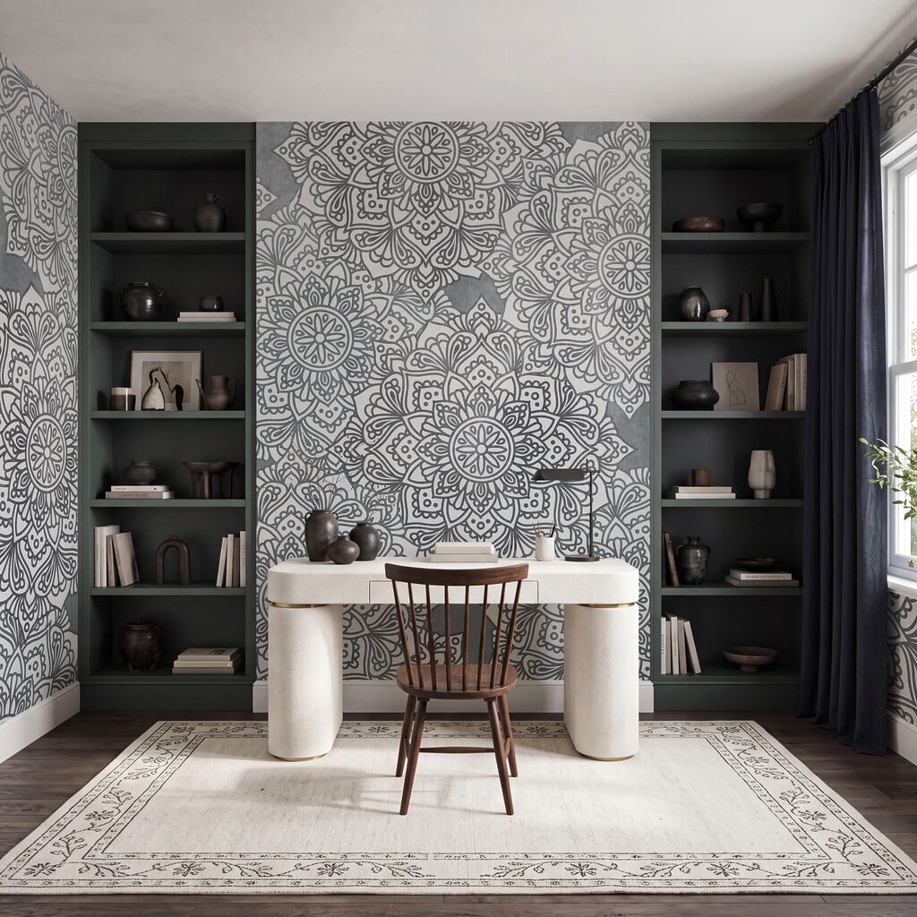 Kanten rozetten in lagen — interieur 4