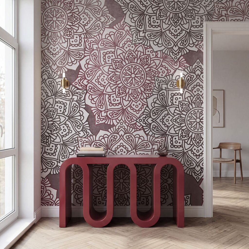 Kanten rozetten in lagen — interieur 3