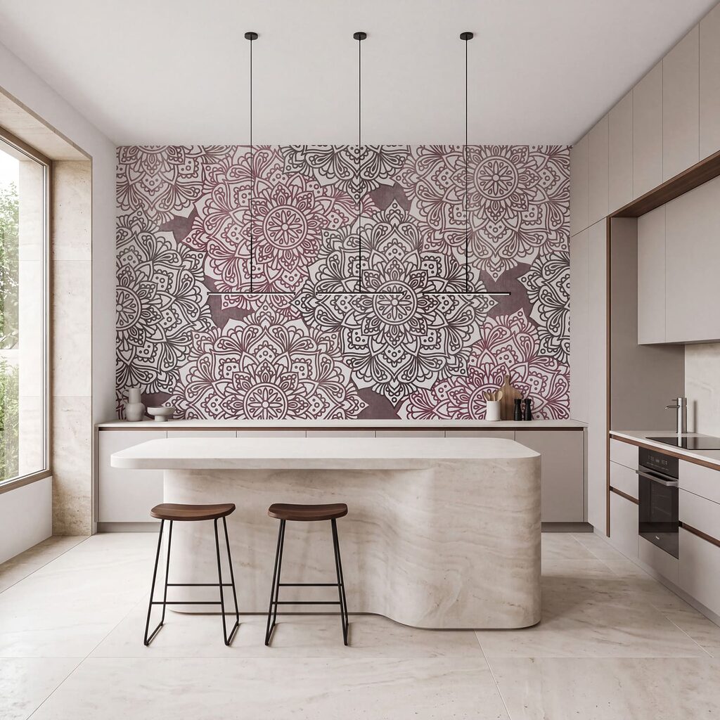 Kanten rozetten in lagen — interieur 4