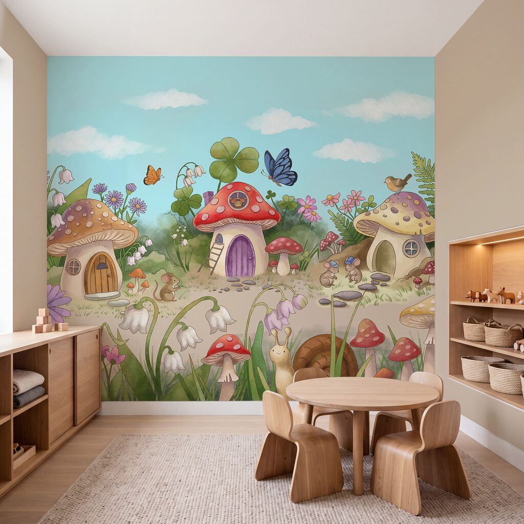 Een dorpje van paddenstoelen — interieur 2