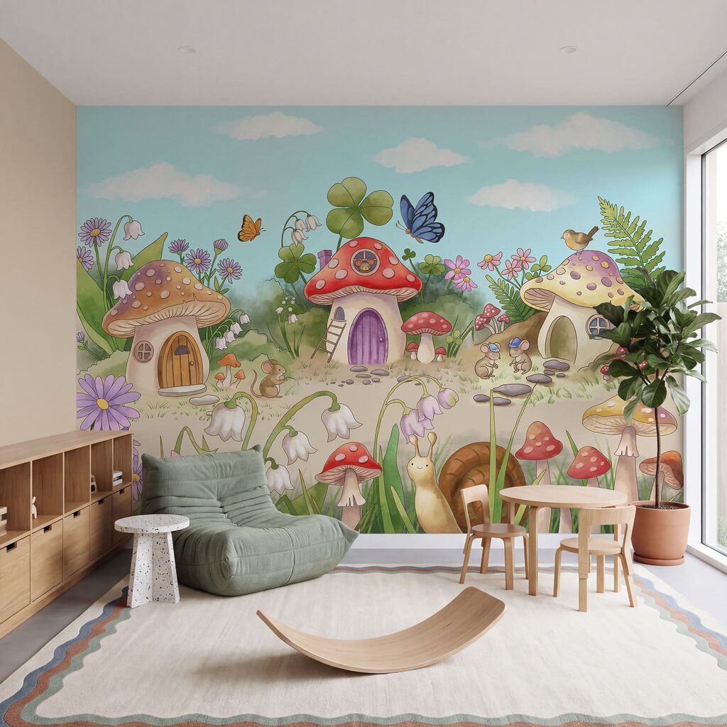 Een dorpje van paddenstoelen — interieur 3