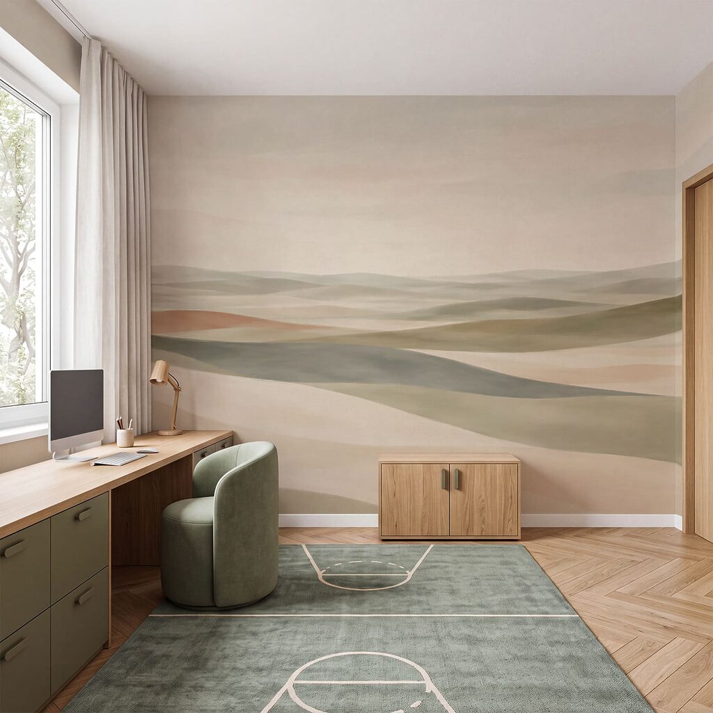Verre velden in kleurlagen — interieur 3
