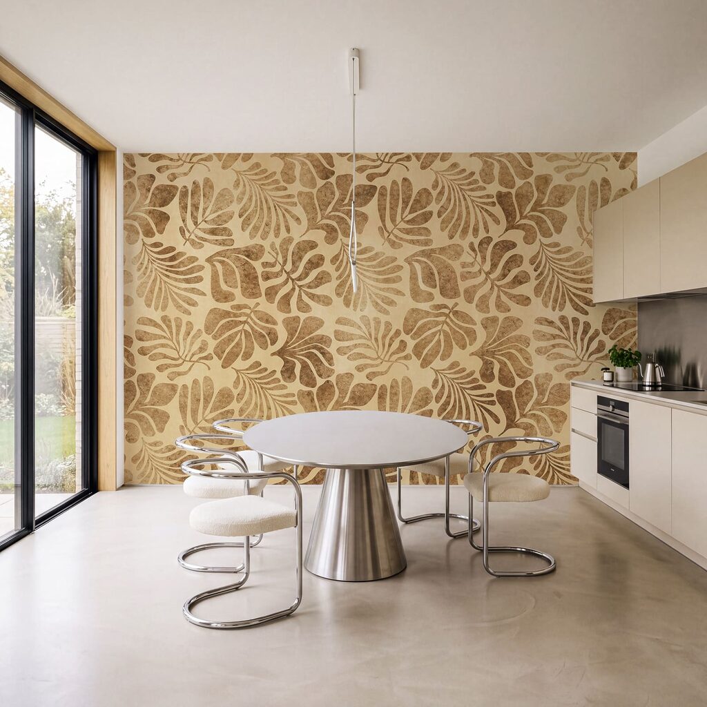 Tropische bladeren als afdrukken — interieur 4