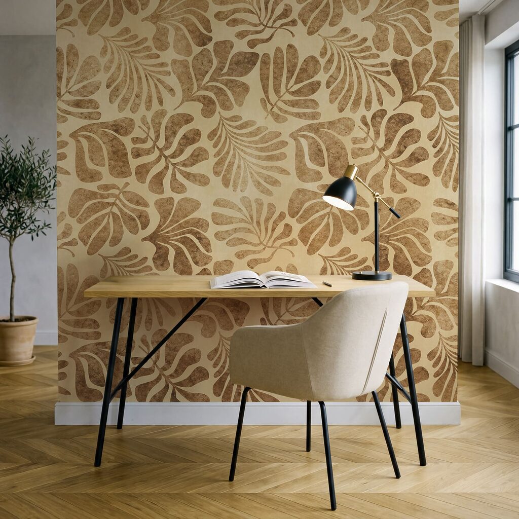 Tropische bladeren als afdrukken — interieur 7