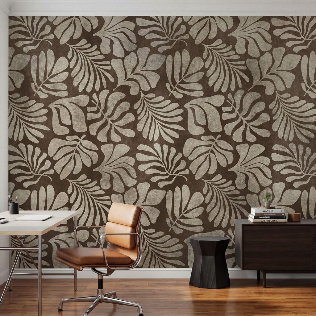 Tropische bladeren als afdrukken — interieur 5
