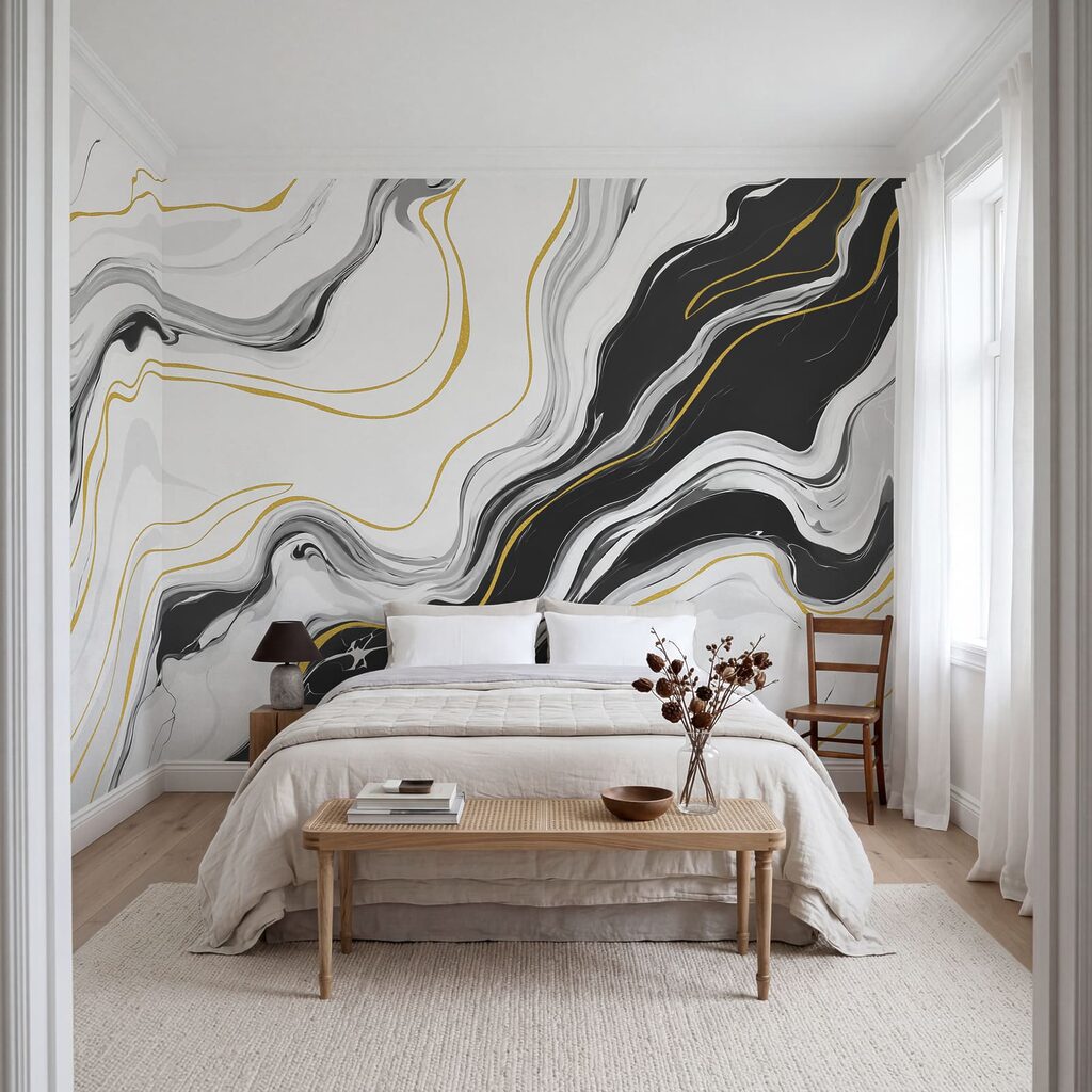 Goudlijnen langs vloeiende aders — interieur 2