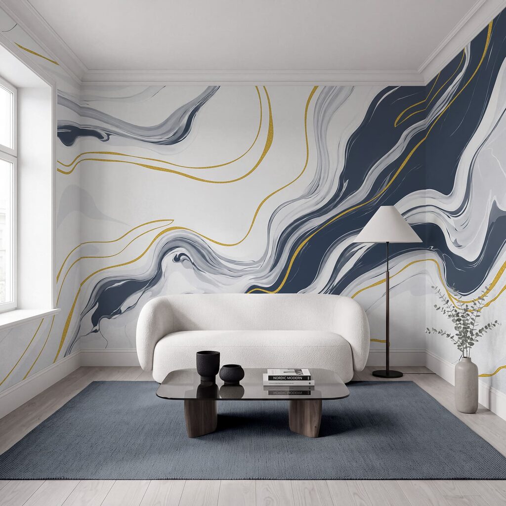 Goudlijnen langs vloeiende aders — interieur 2