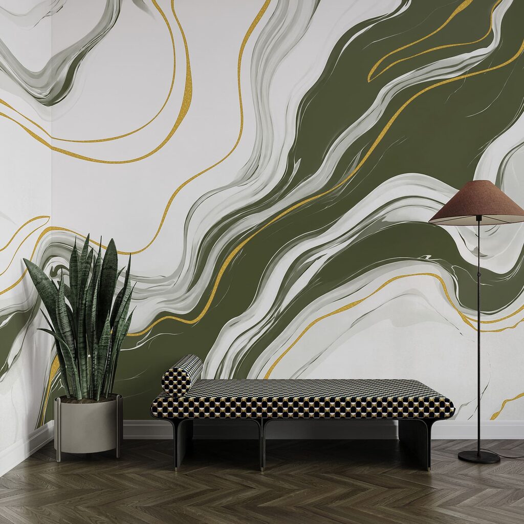 Goudlijnen langs vloeiende aders — interieur 3