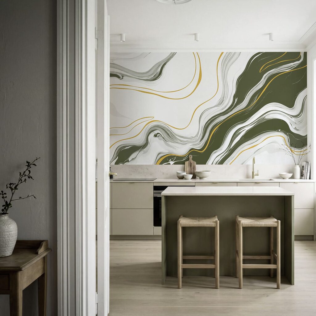 Goudlijnen langs vloeiende aders — interieur 4