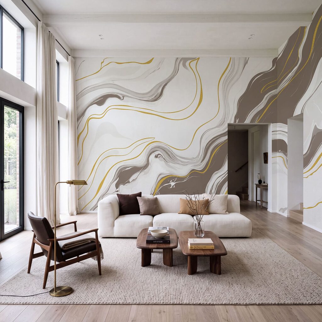 Goudlijnen langs vloeiende aders — interieur 2