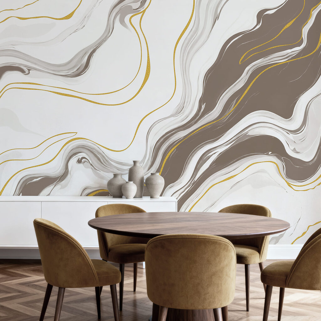 Goudlijnen langs vloeiende aders — interieur 4