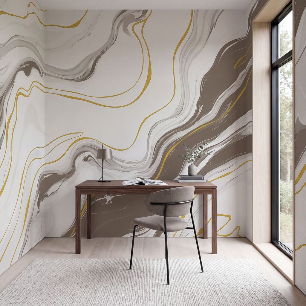 Goudlijnen langs vloeiende aders — interieur 5