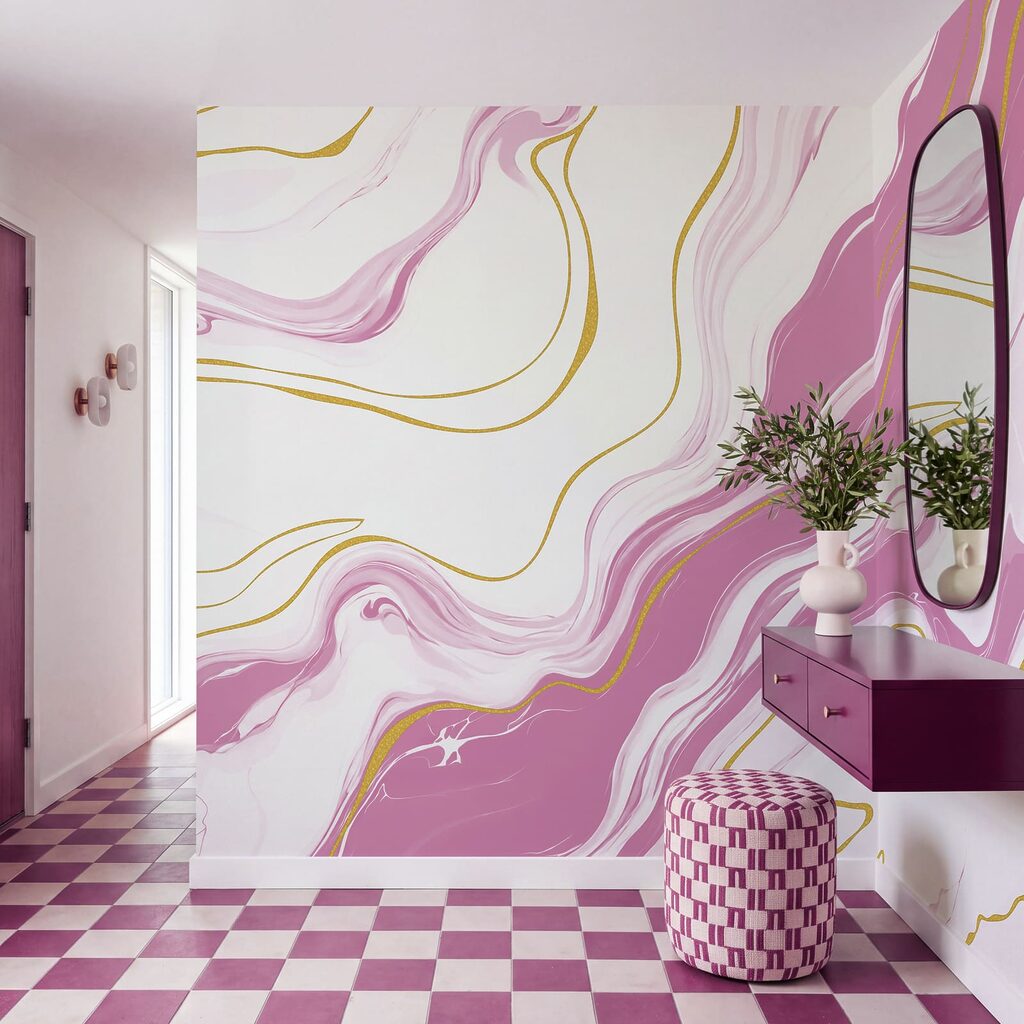 Goudlijnen langs vloeiende aders — interieur 4