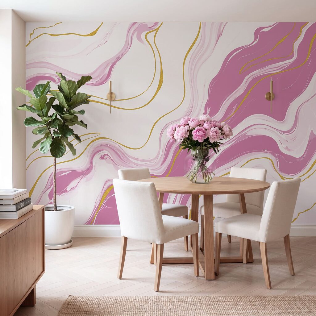 Goudlijnen langs vloeiende aders — interieur 1