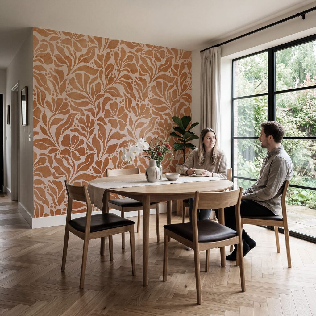 Fijne takken in kleurvlakken — interieur 5