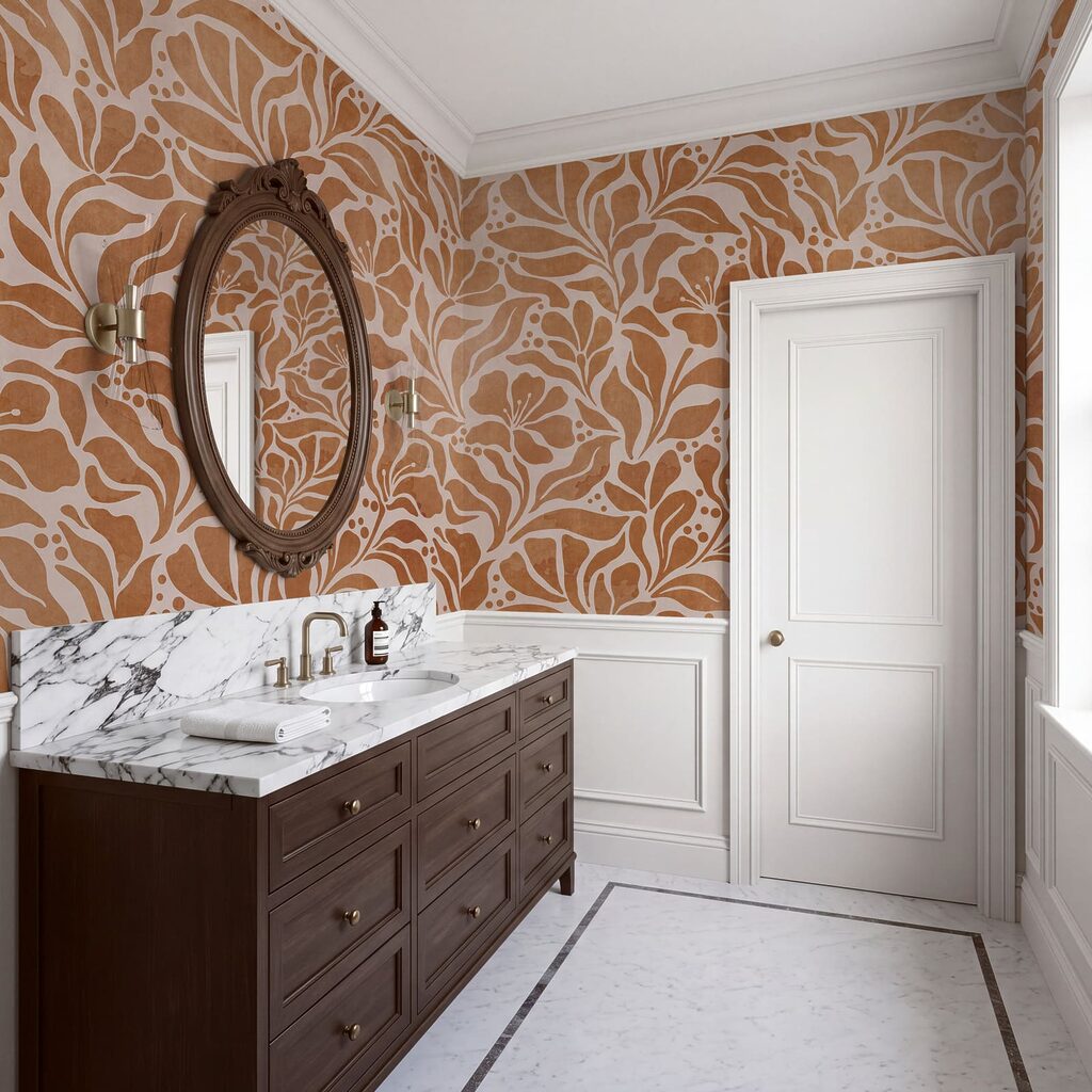 Fijne takken in kleurvlakken — interieur 6