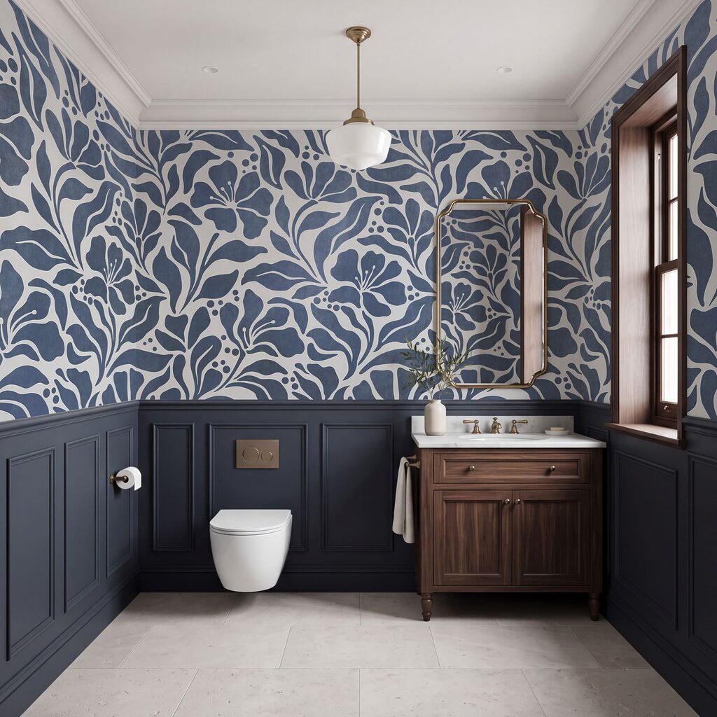 Fijne takken in kleurvlakken — interieur 4