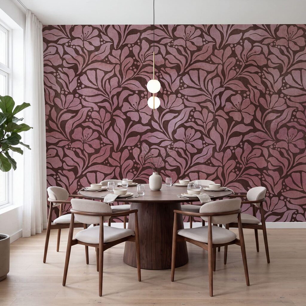 Fijne takken in kleurvlakken — interieur 3