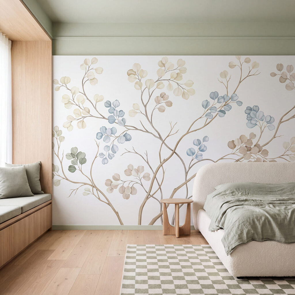Boom met bladeren en takken — interieur 2