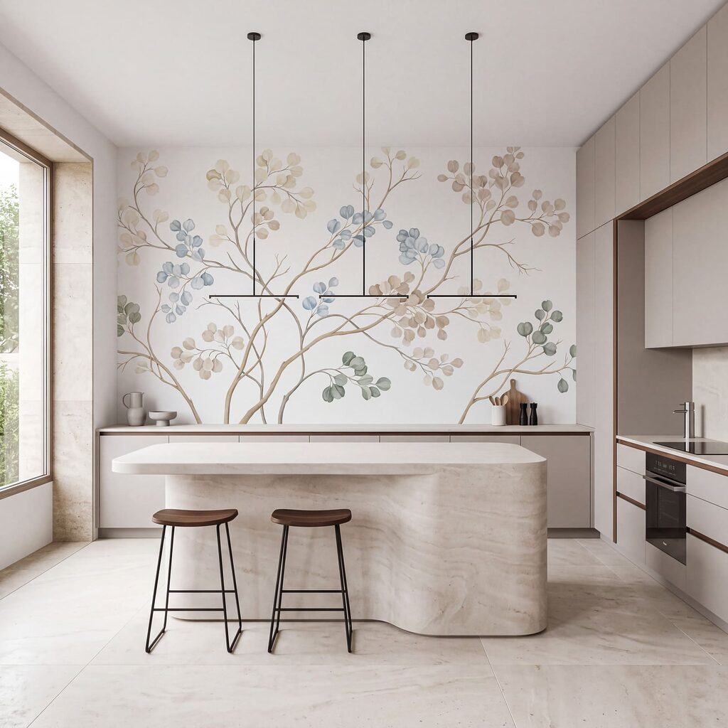 Boom met bladeren en takken — interieur 6
