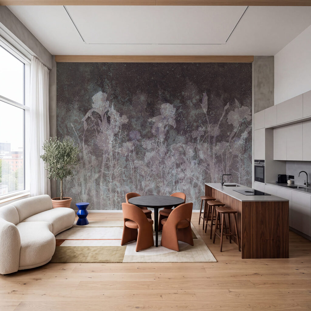 Verfijnde bloemen in zachte tinten — interieur 3