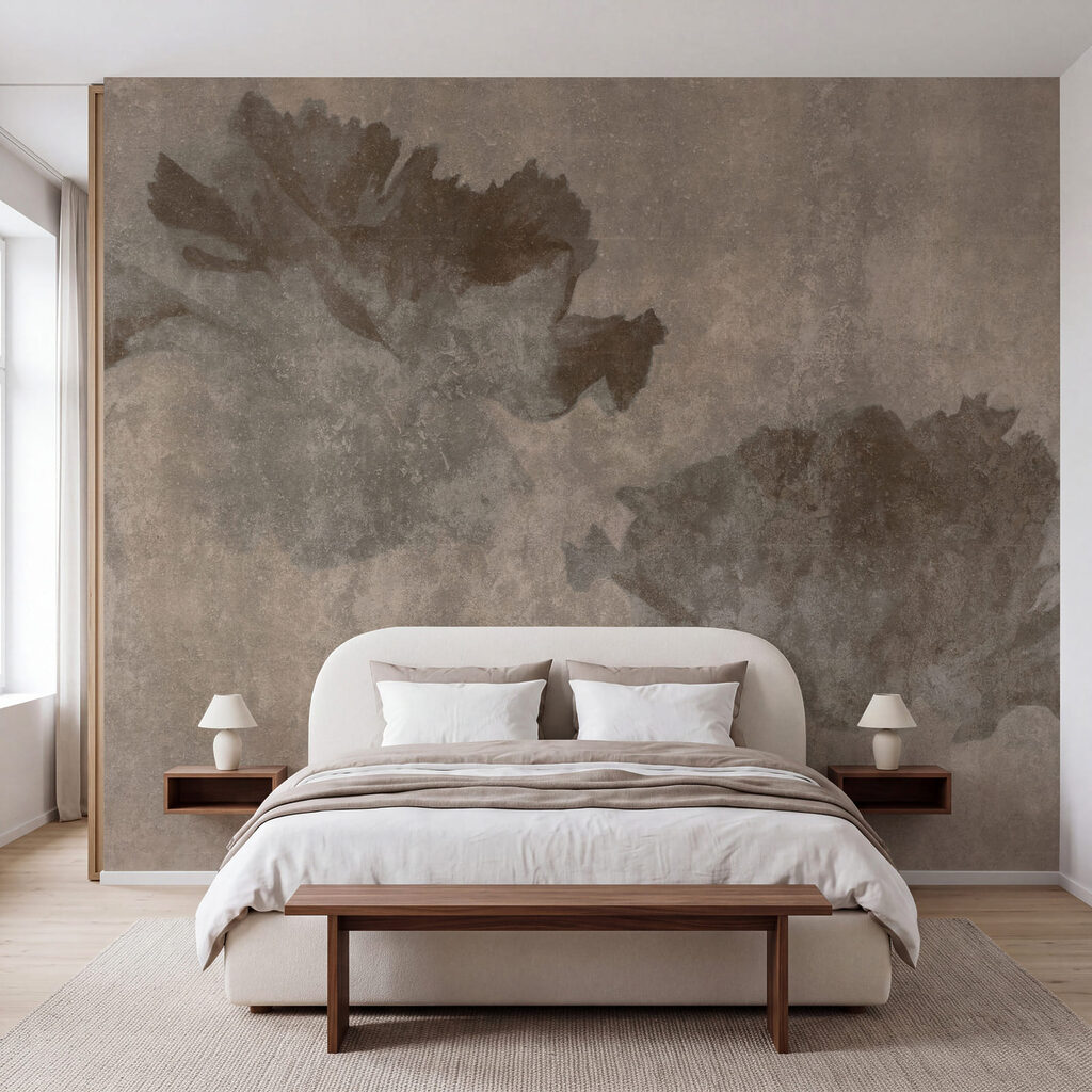 Bloemschimmen op oude verf — interieur 2